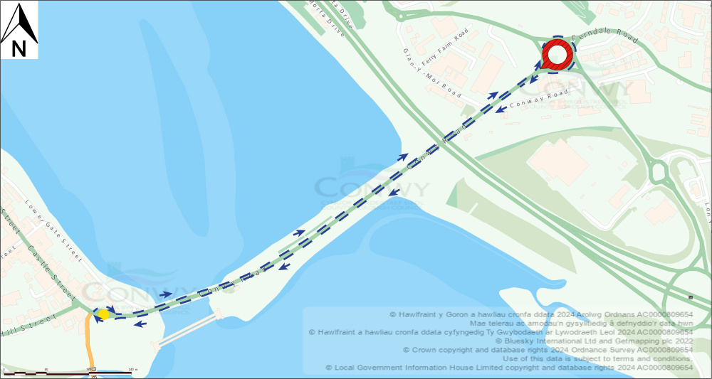 Conwy Bridge diversion resized